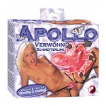 YOU2TOYS - UPRZĄŻ APOLLO STRAP-ON Z RÓŻOWO-PRZEZROCZYSTYM PENISEM