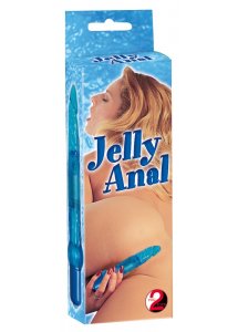 YOU2TOYS - ELASTYCZNY WIBRATOR ANALNY Z ŻOŁĘDZIEM NIEBIESKI