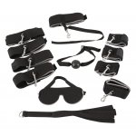 YOU2TOYS - CZARNA MATA/ŁÓŻKO DO BDSM Z MANKIETAMI