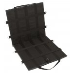 YOU2TOYS - CZARNA MATA/ŁÓŻKO DO BDSM Z MANKIETAMI