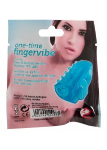 YOU2TOYS - WIBRATOR NA PALEC JEDNORAZOWY NIEBIESKI