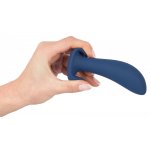 YOU2TOYS - WIBRO-KOREK ANALNY Z ZAKRZYWIONYM TRZONEM 12CM