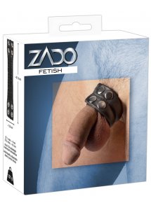 ZADO - PIERŚCIEŃ NA PENISA I JĄDRA SKÓRZANY