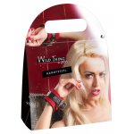 WILD THING BY ZADO - MANKIETY NA RĘCE Z ŁAŃCUSZKIEM CZERWONE