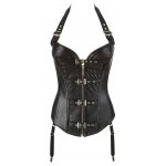 ZADO - SKÓRZANY GORSECIK Z ZAMKIEM I KLAMRĄ