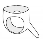 ZADO - SKÓRZANE STRINGI STRAP-ON Z LATEKSOWYM PENISEM