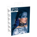 ZADO - CZARNA SKÓRZANA OBROŻA Z D-RINGIEM