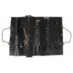 11-CZĘŚCIOWY ZESTAW BDSM SMYCZ MASKA PEJCZ/FETISH BAG