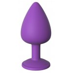 KOREK ANALNY Z KAMIENIEM SZLACHETNYM (DUŻY) 9,6CM