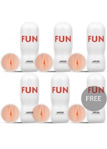 MASTURBATOR JAMYJOB SZTUCZNA POCHWA - ZESTAW 5 + 1 GRATIS!