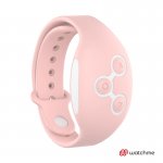 NIEBIESKIE JAJECZKO WELLNESS WEAR WATCH Z JASNO-RÓŻOWYM ZEGARKIEM