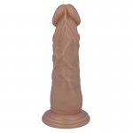 REALISTYCZNY PENIS DILDO Z PRZYSSAWKĄ 16,6CM CIELISTY 