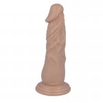 REALISTYCZNY PENIS DILDO Z PRZYSSAWKĄ 16,6CM CIELISTY 